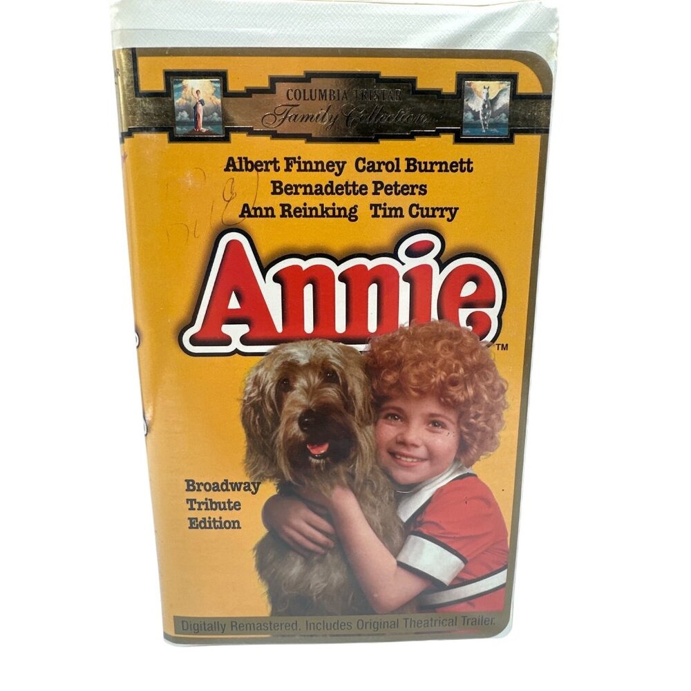 Annie VHS 1982 Broadway Tribute Edition Albert Finney Carol Burnett PG